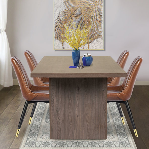 Everly Quinn 5 Piece Double Pedestal Dining Set & Reviews Wayfair